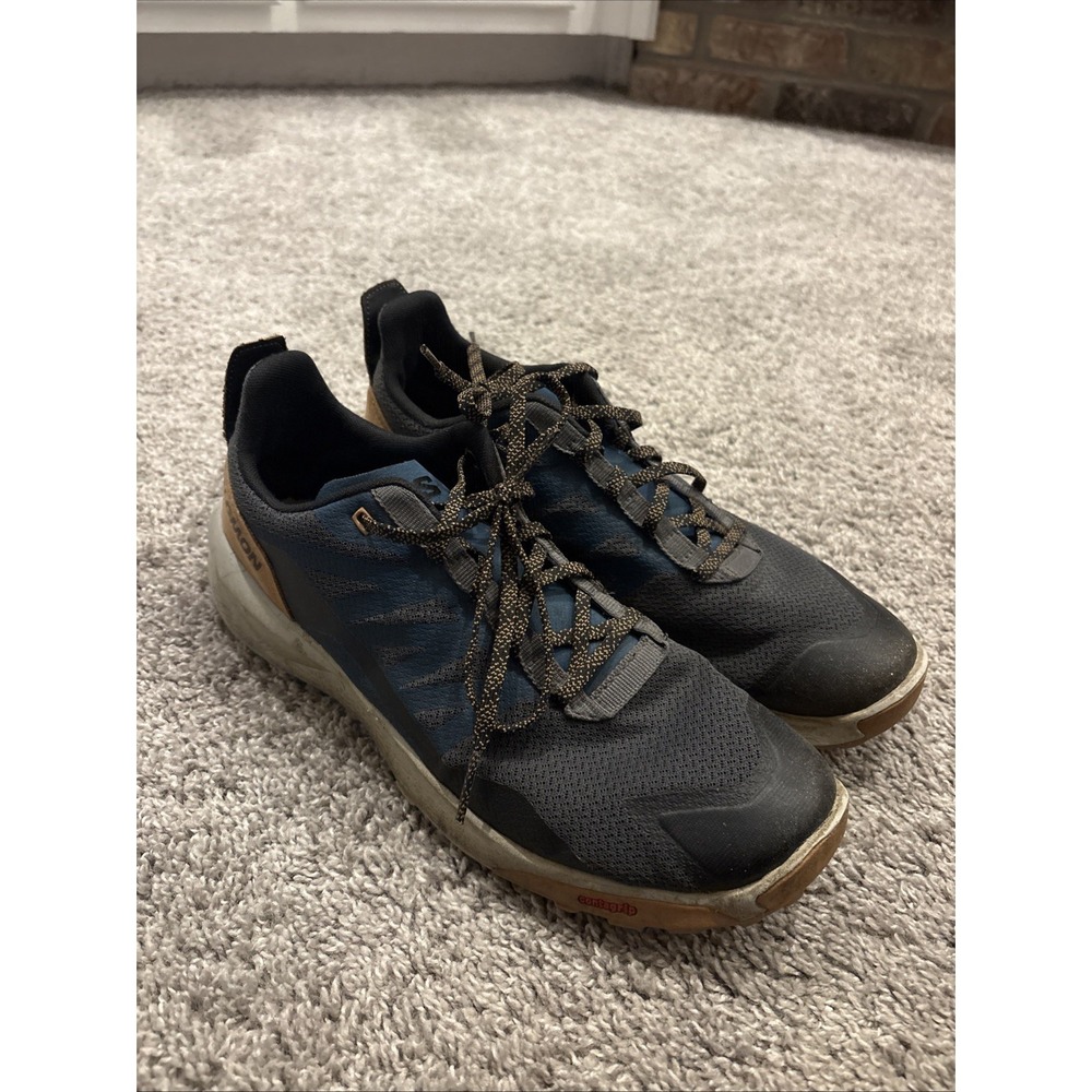 Salomon Patrol Men's Hiking Climbing Shoes Lace Up Blue Outdoor Contagrip Sz 11